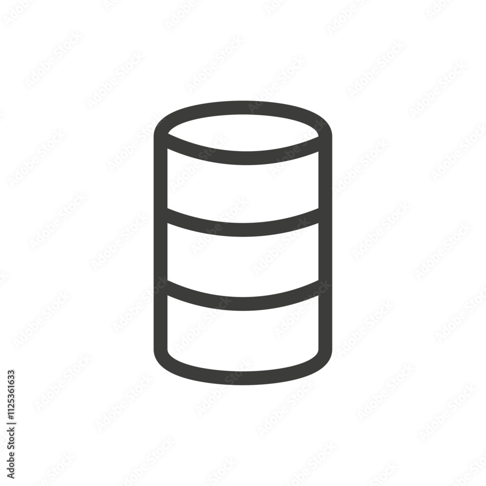 Barrel icon Simple outline vector logo Barrel icon Simple outline vector logo