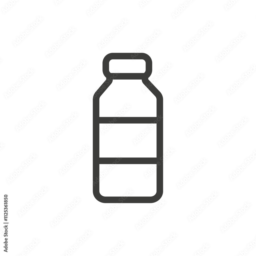 Bottle icon Simple outline vector logo Bottle icon Simple outline vector logo