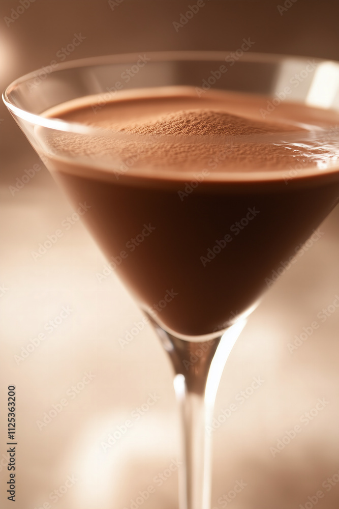Espresso Martini in muted mocha brown color, reflecting the trend of coffee-infused cocktails Espresso Martini in muted mocha brown color, reflecting the trend of coffee-infused cocktails