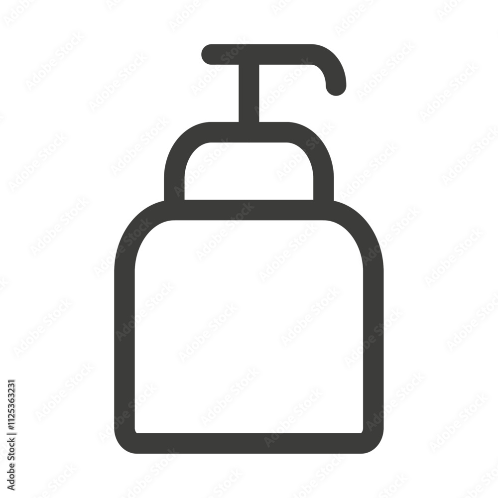 Liquid soap icon Simple outline vector logo Liquid soap icon Simple outline vector logo
