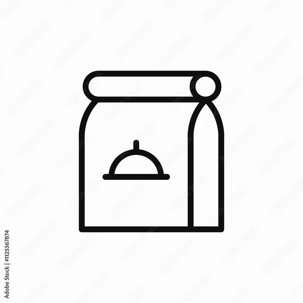food delivery package icon sign vector food delivery package icon sign vector