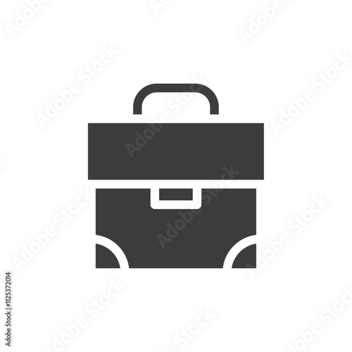 Briefcase icon simple vector symbol