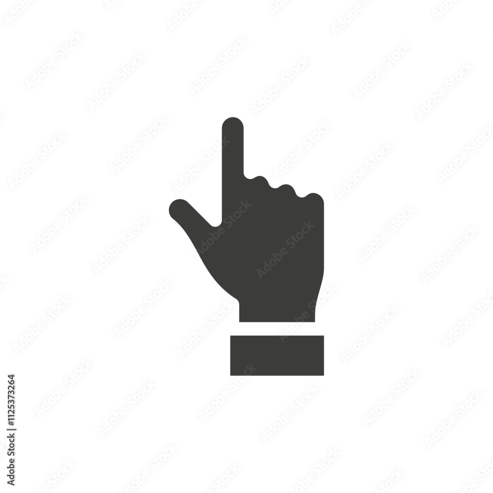 Hand icon simple vector symbol Hand icon simple vector symbol
