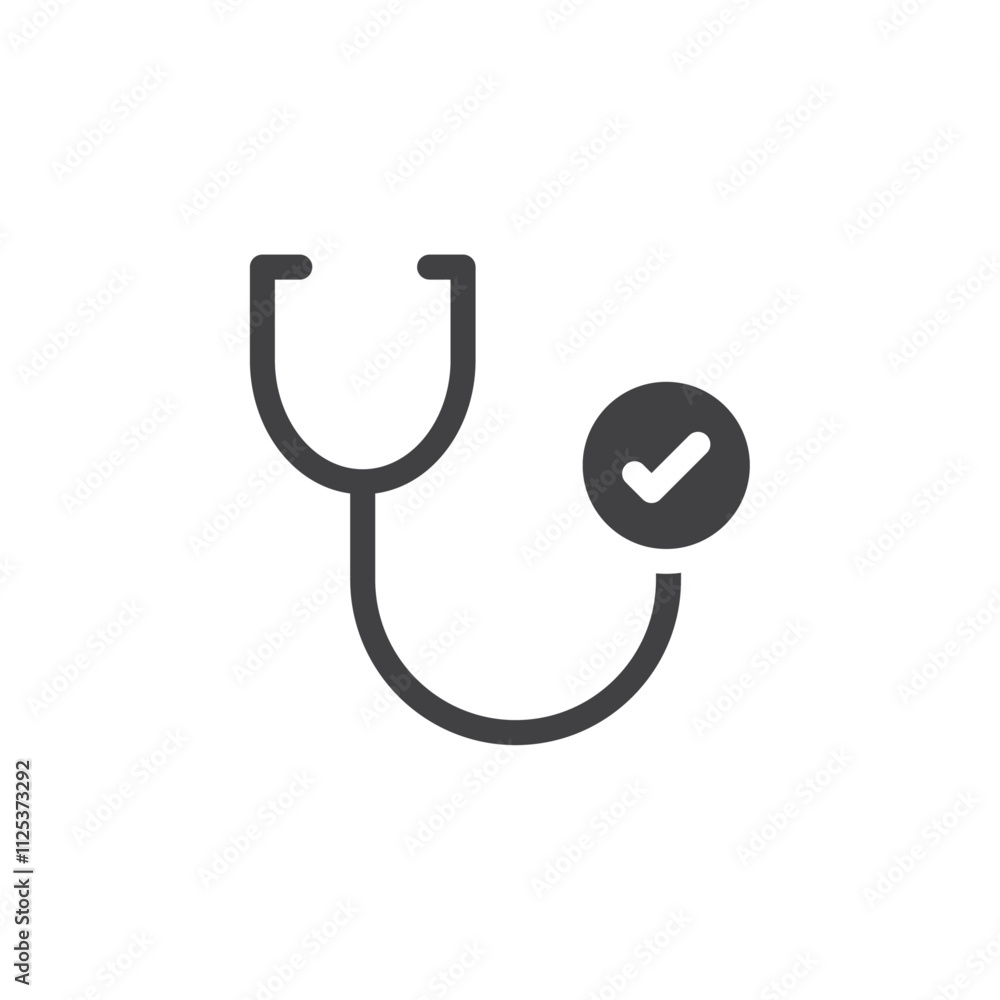 Health Check icon simple vector symbol Health Check icon simple vector symbol