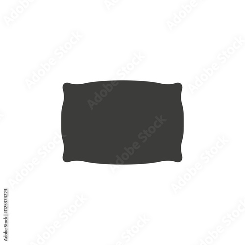 Pillow icon simple vector symbol