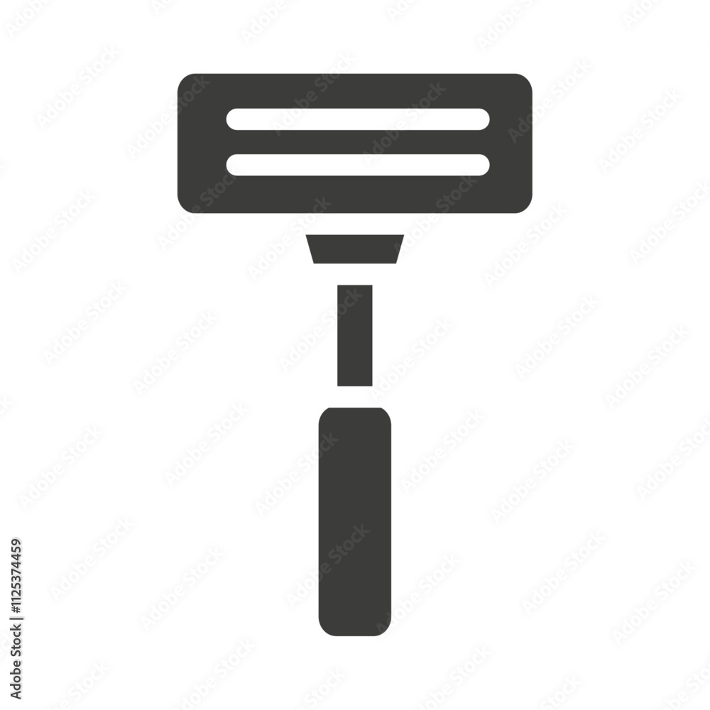 Razor blade icon simple vector symbol Razor blade icon simple vector symbol
