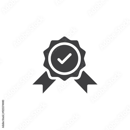 Quality Assurance icon simple vector symbol