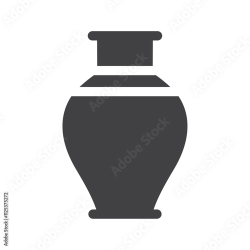 Vase icon simple vector symbol