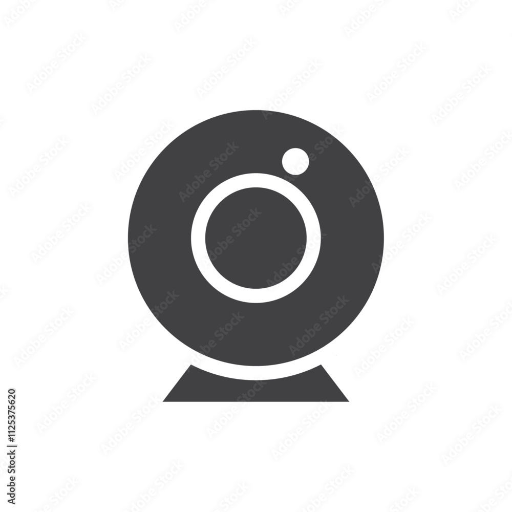 Webcam icon simple vector symbol Webcam icon simple vector symbol