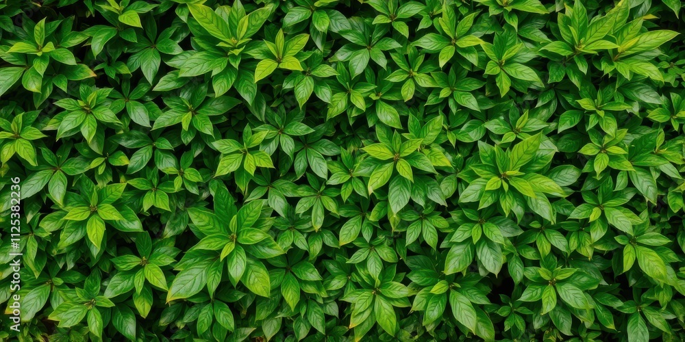 Lush tropical jungle foliage with vibrant green leaves creating a dense and lush bush, tropical Lush tropical jungle foliage with vibrant green leaves creating a dense and lush bush, tropical