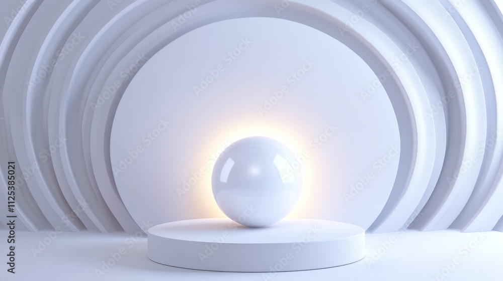 White abstract 3d sphere ball geometric vector background. Round shape texture pattern design. Futuristic space concept with sift air bubble element. Dynamic flying molecular cosmetic display scene White abstract 3d sphere ball geometric vector background. Round shape texture pattern design. Futuristic space concept with sift air bubble element. Dynamic flying molecular cosmetic display scene