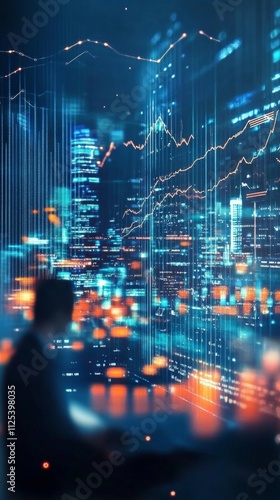 Wallpaper Mural The integration of holographic data displays for enhanced trading experiences. Torontodigital.ca