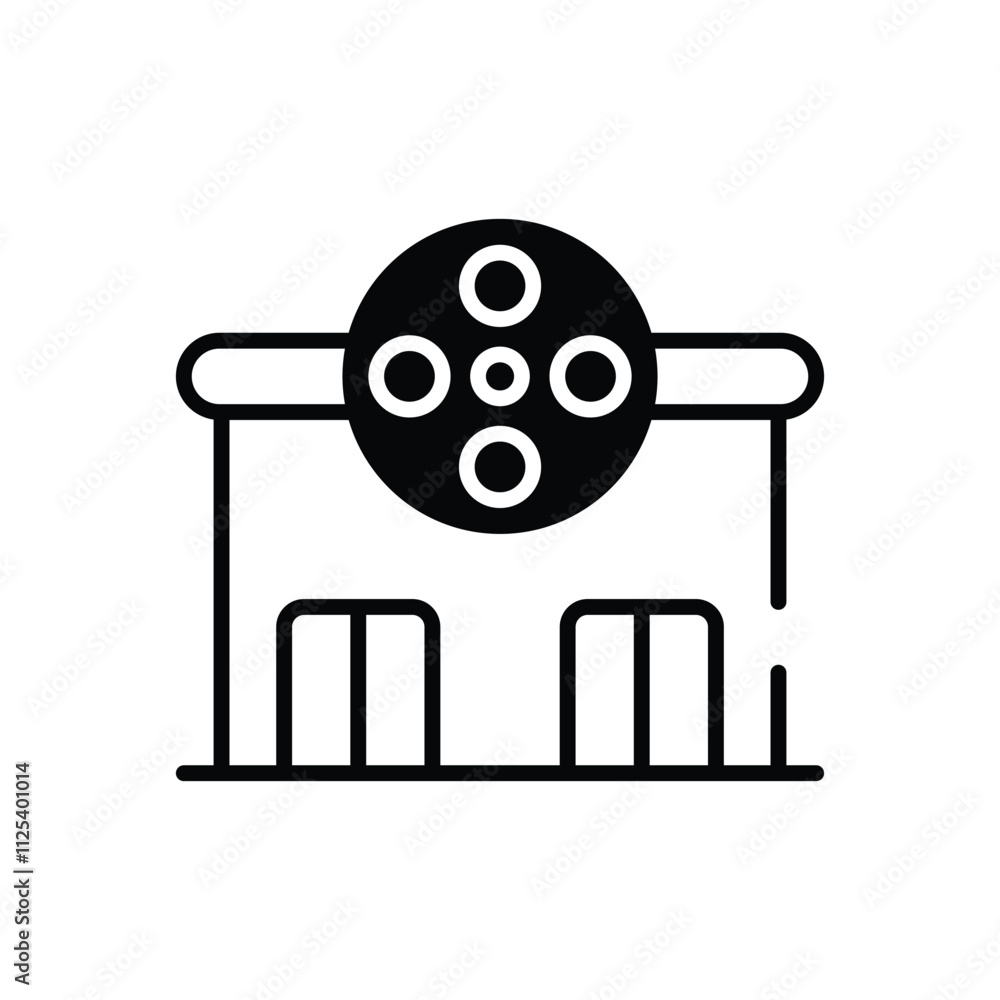 Theater vector icon Theater vector icon