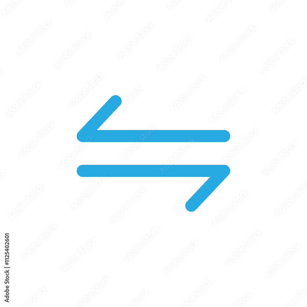 arrows data transfer icon Vector logo outline arrows data transfer icon Vector logo outline