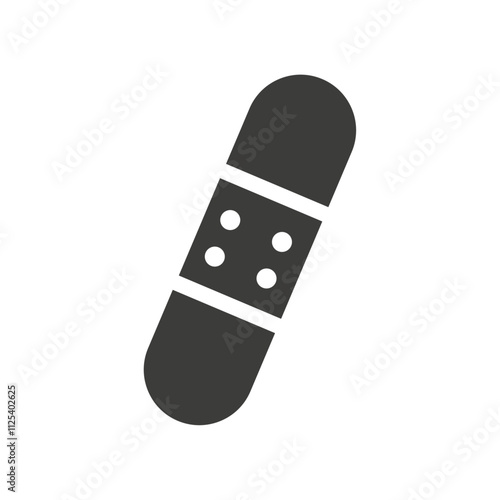 Bandage icon Vector logo outline