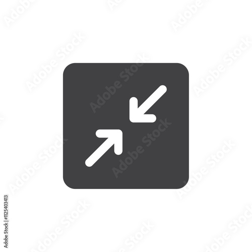 Fullscreen Icon Vector logo outline