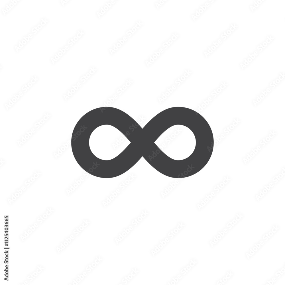 infinity icon Vector logo outline infinity icon Vector logo outline
