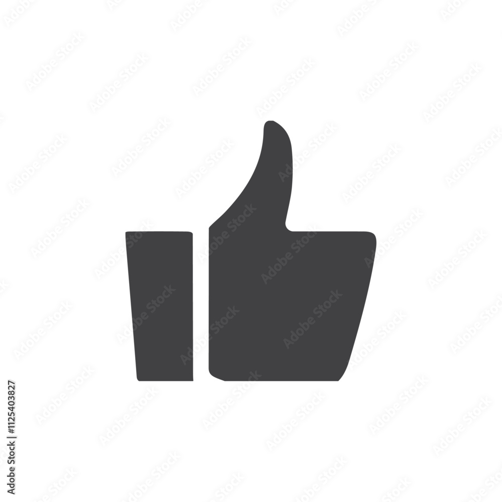 Obraz premium like icon Vector logo outline