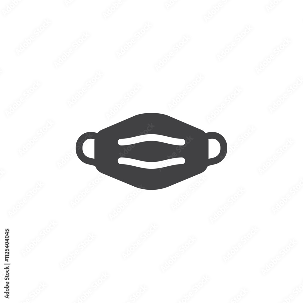 Mask icon Vector logo outline Mask icon Vector logo outline