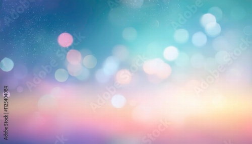 Celestial Dreamscape: Pastel Bokeh Background 