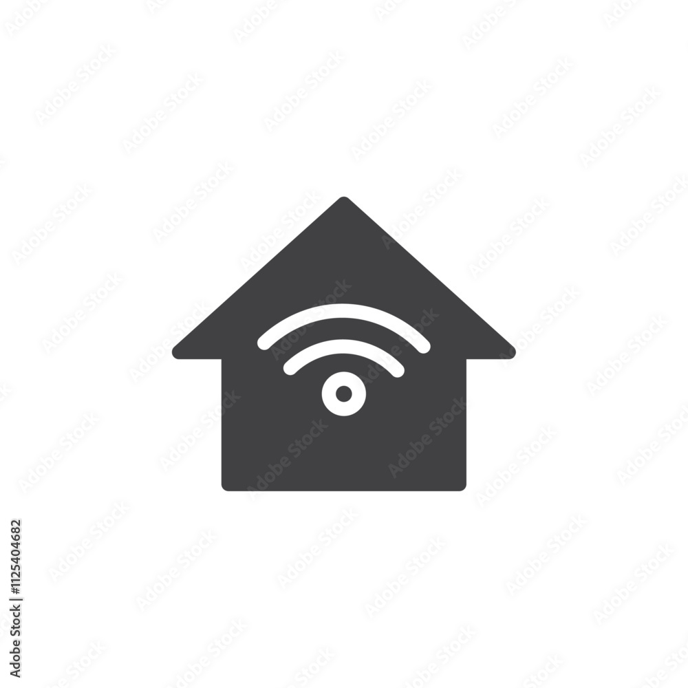 smart home icon Vector logo outline smart home icon Vector logo outline