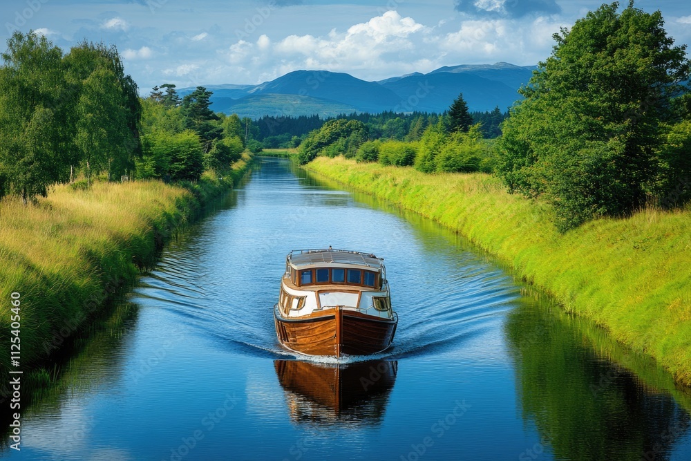 Tranquil Summer Boat Cruises Along the Stunning Caledonian Canal in the Scottish Highlands Tranquil Summer Boat Cruises Along the Stunning Caledonian Canal in the Scottish Highlands