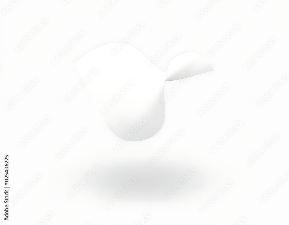 A white paper sheet flies through the air, falling and twisting, with a clear clipping path around it on a white background._00001_ A white paper sheet flies through the air, falling and twisting, with a clear clipping path around it on a white background._00001_