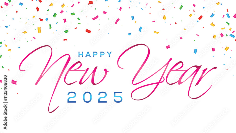 Happy new year social media post design 2025.
Happy new year social media post design 2025.