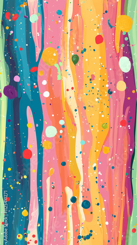 Wallpaper Mural Random paint droplets and streaks, seamless pattern Torontodigital.ca