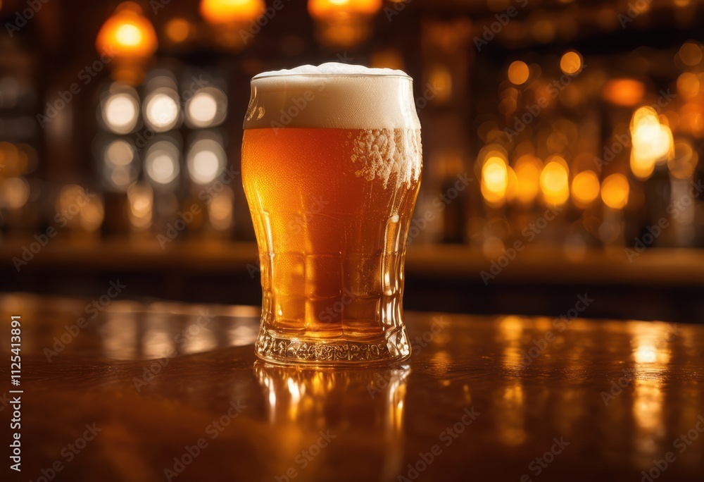 artistic close frothy beer glass showcasing bubbles warm lighting clear reflection, beverage, liquid, alcohol, foam, amber, white, craft, artisanal artistic close frothy beer glass showcasing bubbles warm lighting clear reflection, beverage, liquid, alcohol, foam, amber, white, craft, artisanal
