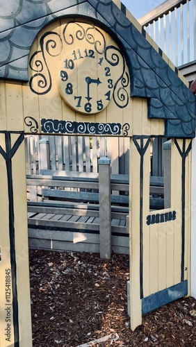 Tillery Park - offers a large playground with a merry-go-round, picnic areas, and a field. Fort Worth, Texas, USA photo