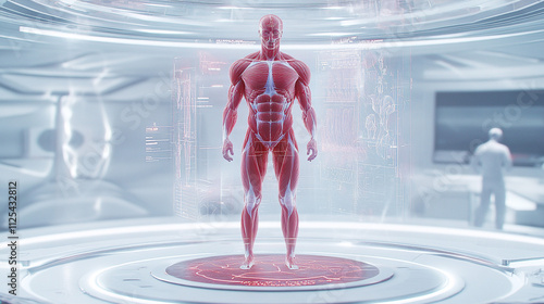 3D Human Anatomy Model  Muscular System  Medical Technology  Science