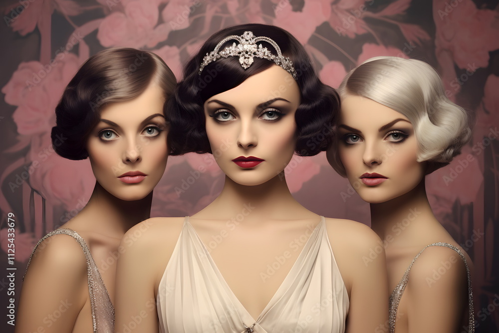 Obraz premium portrait of three women