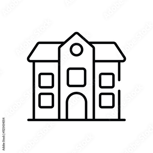 Mansion vector icon