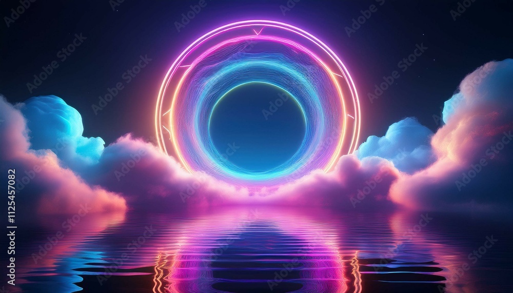 Obraz premium rainbow in space