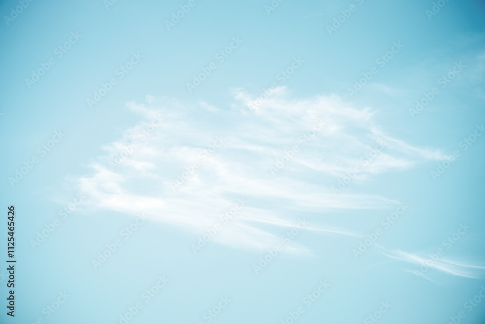Clear blue sky and white clouds Clear blue sky and white clouds