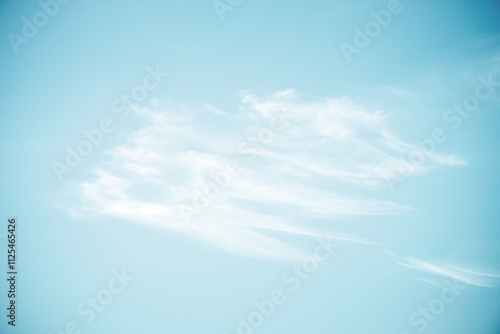Photography Clear blue sky and white clouds