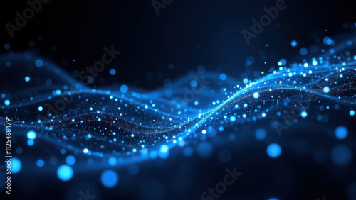 A dynamic graphic with a flowing blue-toned liquid or energy effect, representing data and information flow, suitable for tech concepts like RAG (Retrieval Augmented Generation).