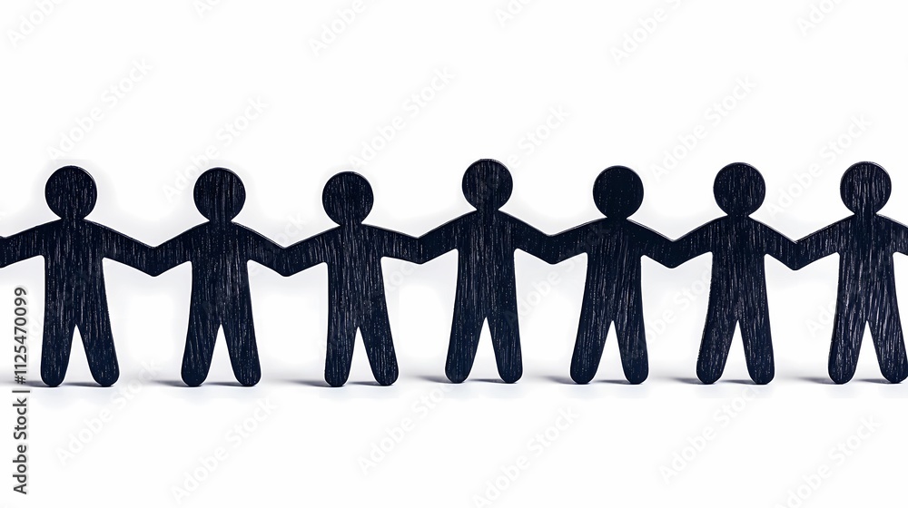 Abstract illustration of human shapes intertwined in a circle, emphasizing harmony, collaboration, and the spirit of teamwork. Abstract illustration of human shapes intertwined in a circle, emphasizing harmony, collaboration, and the spirit of teamwork.