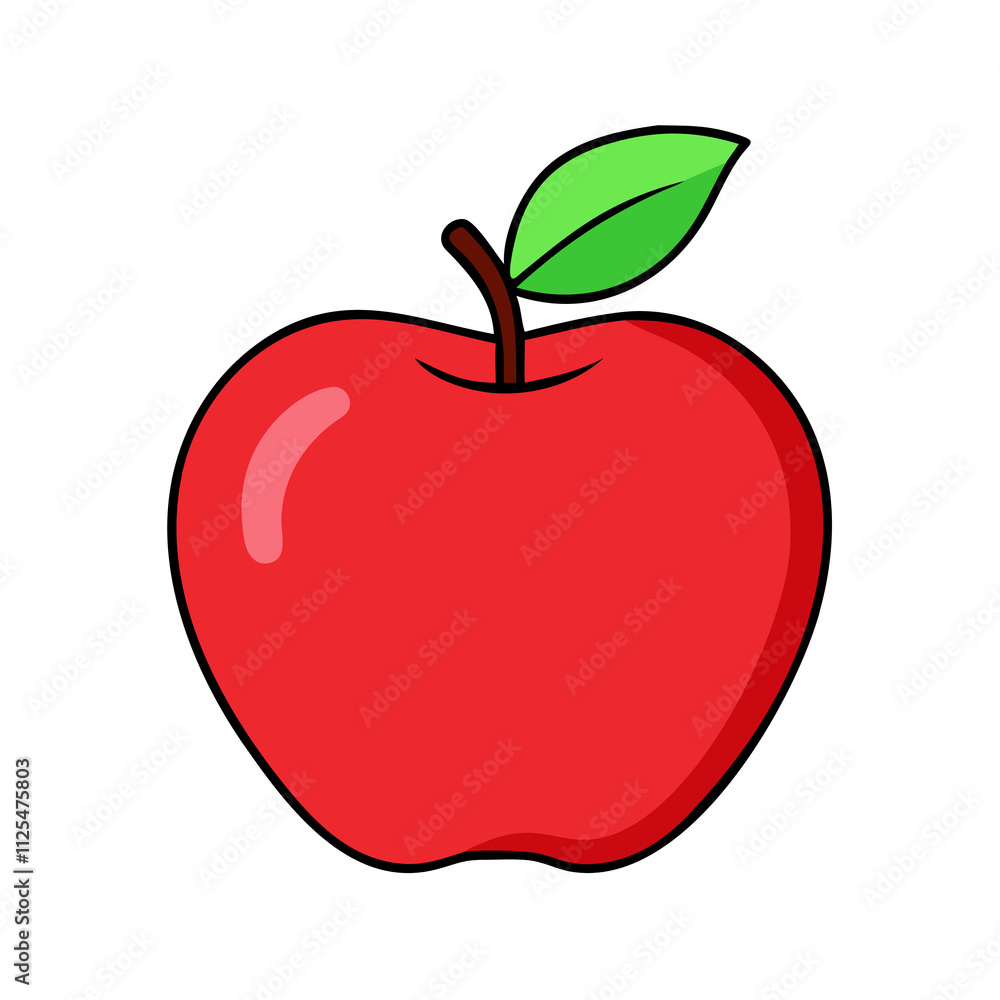 red apple illustration red apple illustration