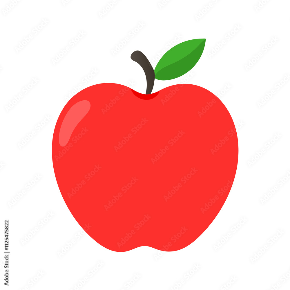 red apple illustration red apple illustration