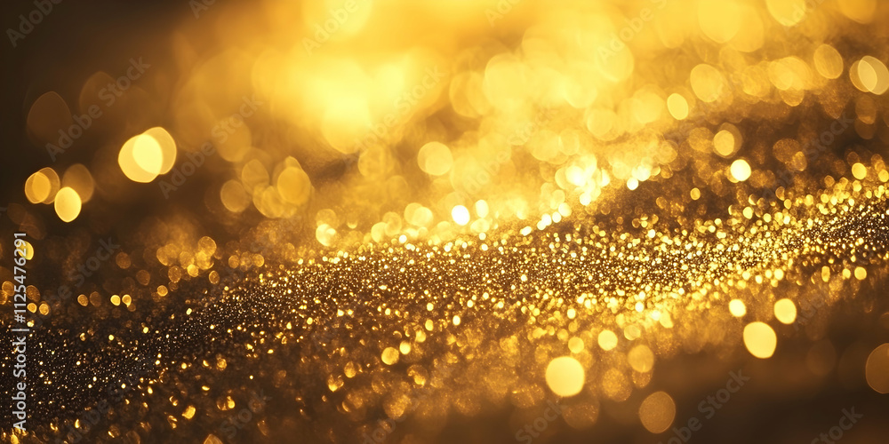 Radiant gold glitter swirling in mesmerizing patterns Radiant gold glitter swirling in mesmerizing patterns