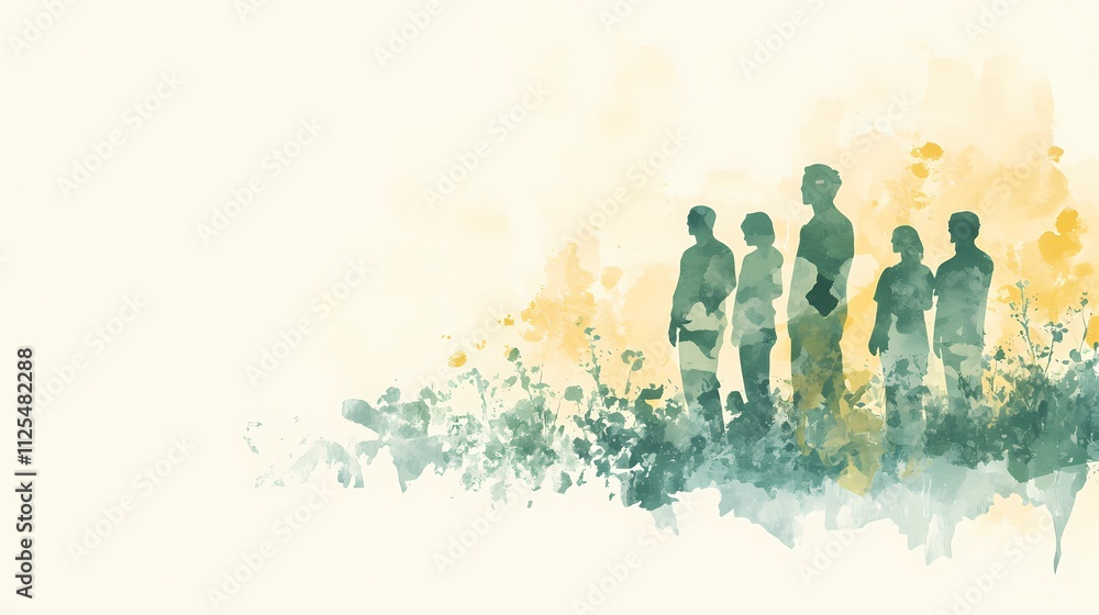 Abstract figures holding hands in a dynamic pose, representing unity, trust, and teamwork in business or social environments. Abstract figures holding hands in a dynamic pose, representing unity, trust, and teamwork in business or social environments.
