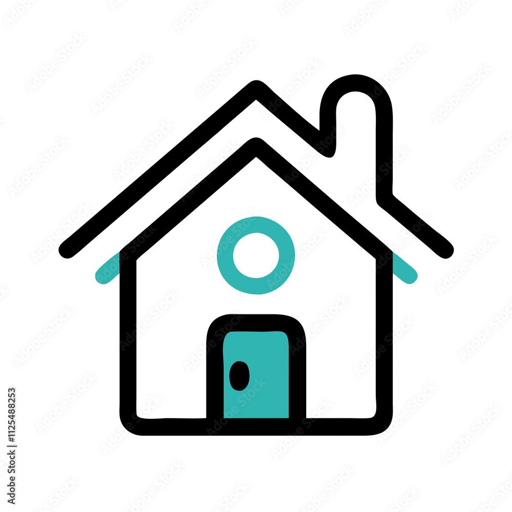 home icon on a white background home icon on a white background