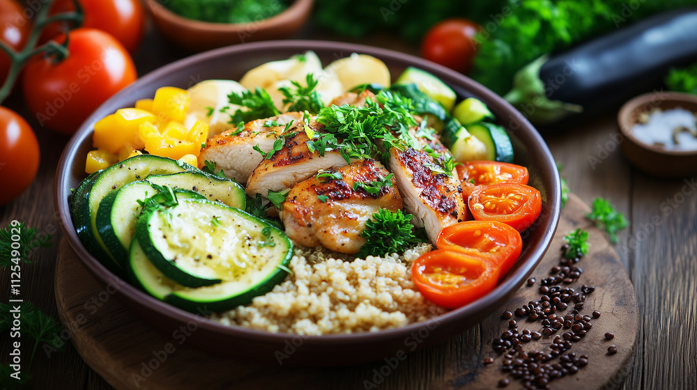 Mediterranean Roasted Chicken Dish Mediterranean Roasted Chicken Dish