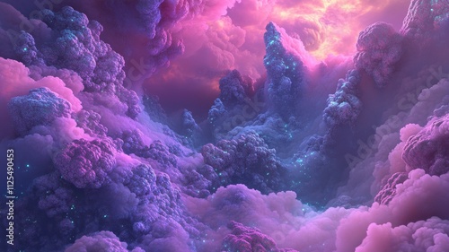 Ethereal nebula scene with ...
