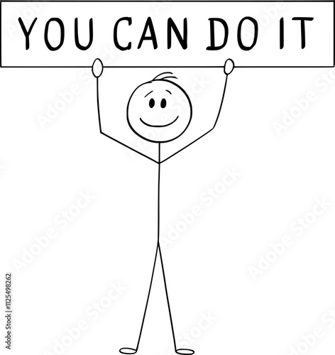 You can do it , vector cartoon stick figure or character illustration.