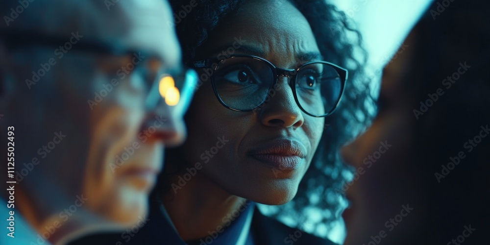 Obraz premium High-tech Business Meeting