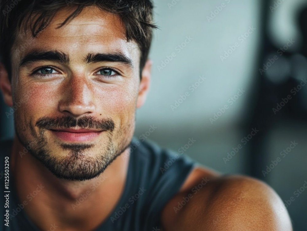 Fototapeta premium Fit Athlete Portrait