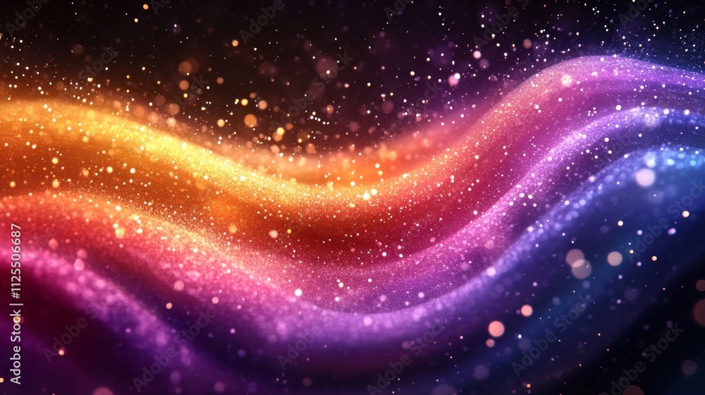 Vibrant Abstract Background with Ripples and Constellations Vibrant Abstract Background with Ripples and Constellations